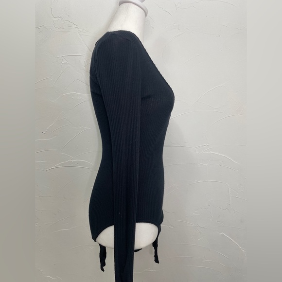 Free People Cozy Up With Me Knitted Bodysuit - Picture 4 of 8